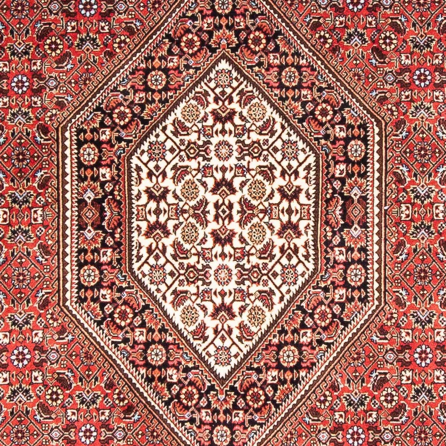 Persisk tæppe - Bijar - 186 x 110 cm - rød