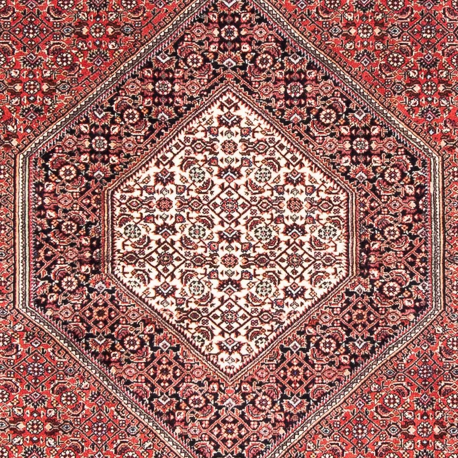 Persisk tæppe - Bijar - 174 x 110 cm - lysrød