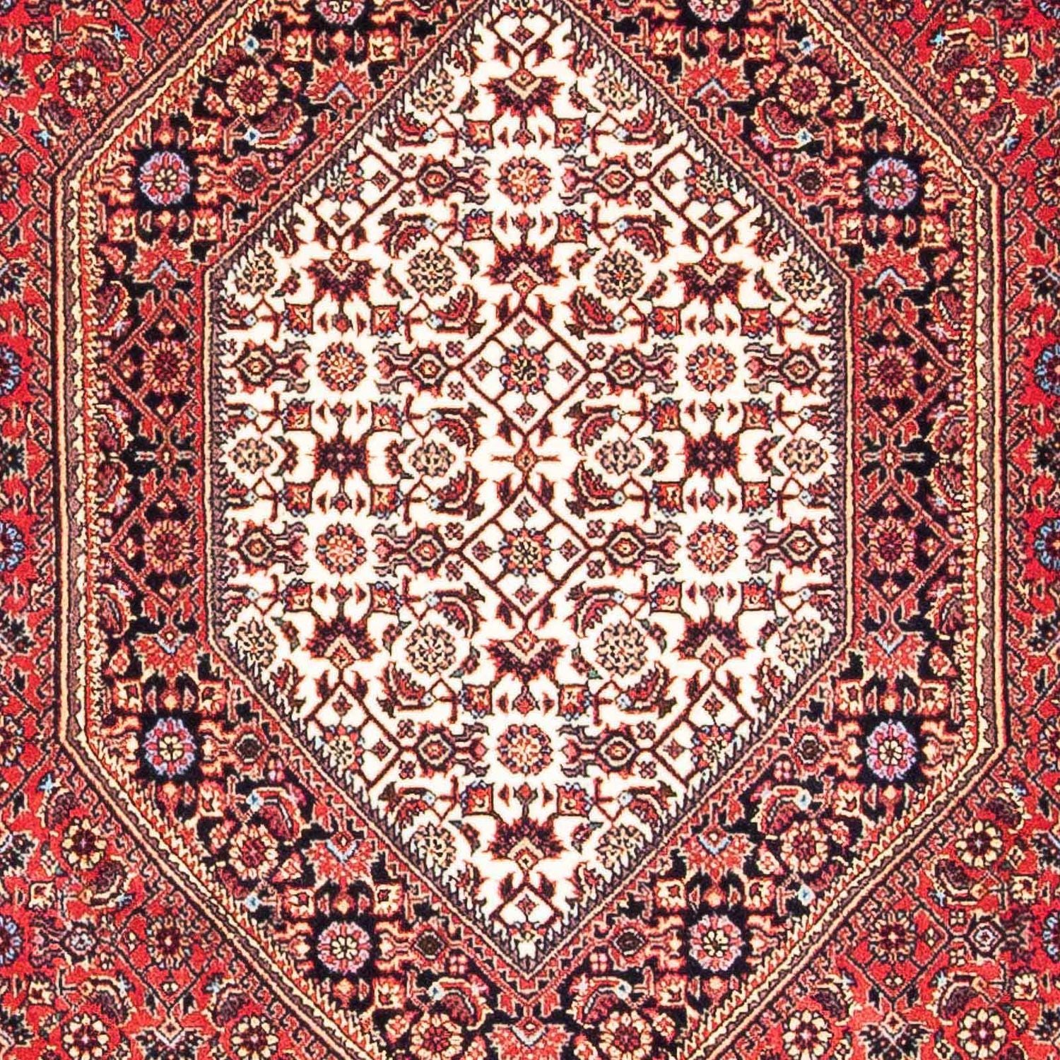 Løber Persisk tæppe - Bijar - 187 x 107 cm - rød