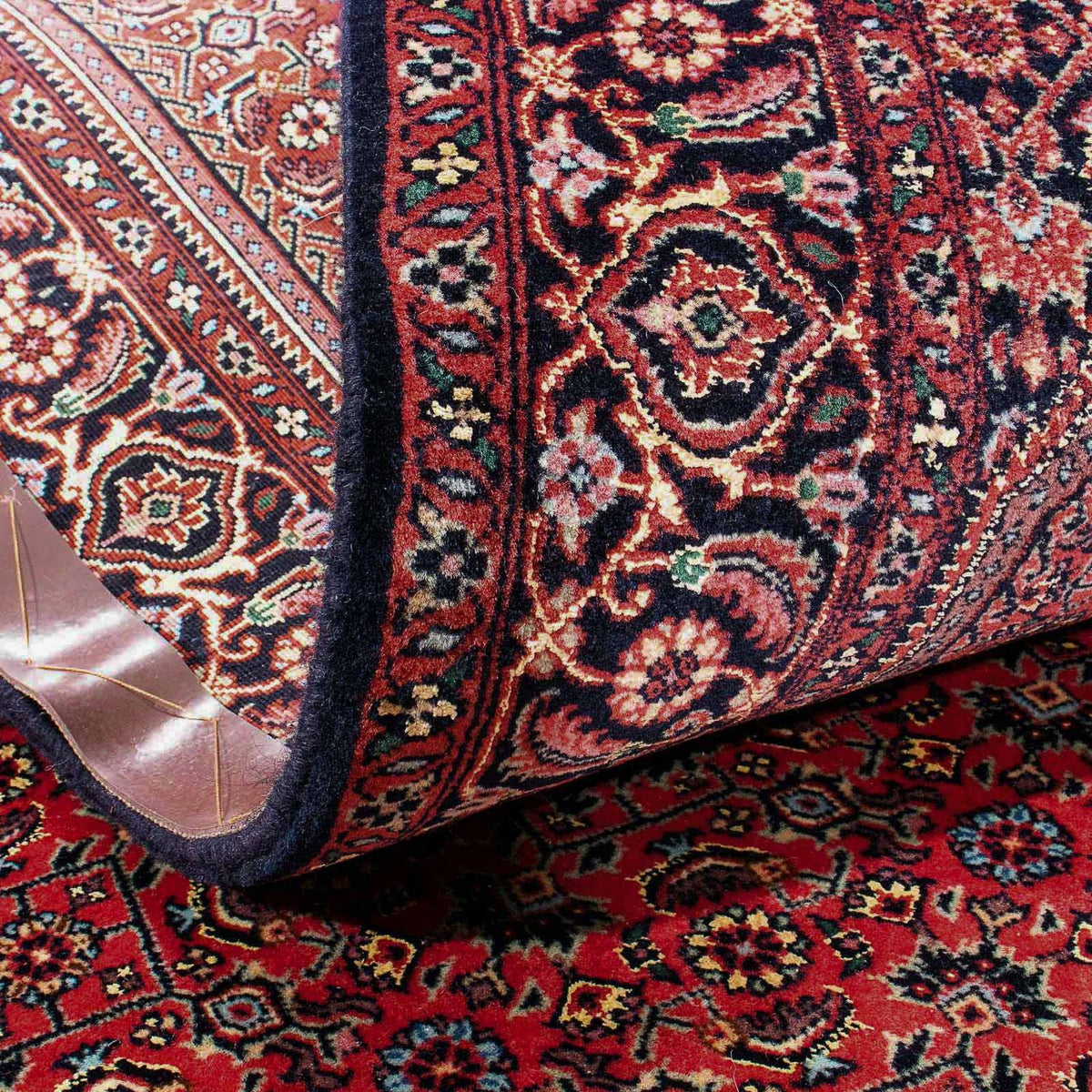 Løber Persisk tæppe - Bijar - 187 x 107 cm - rød