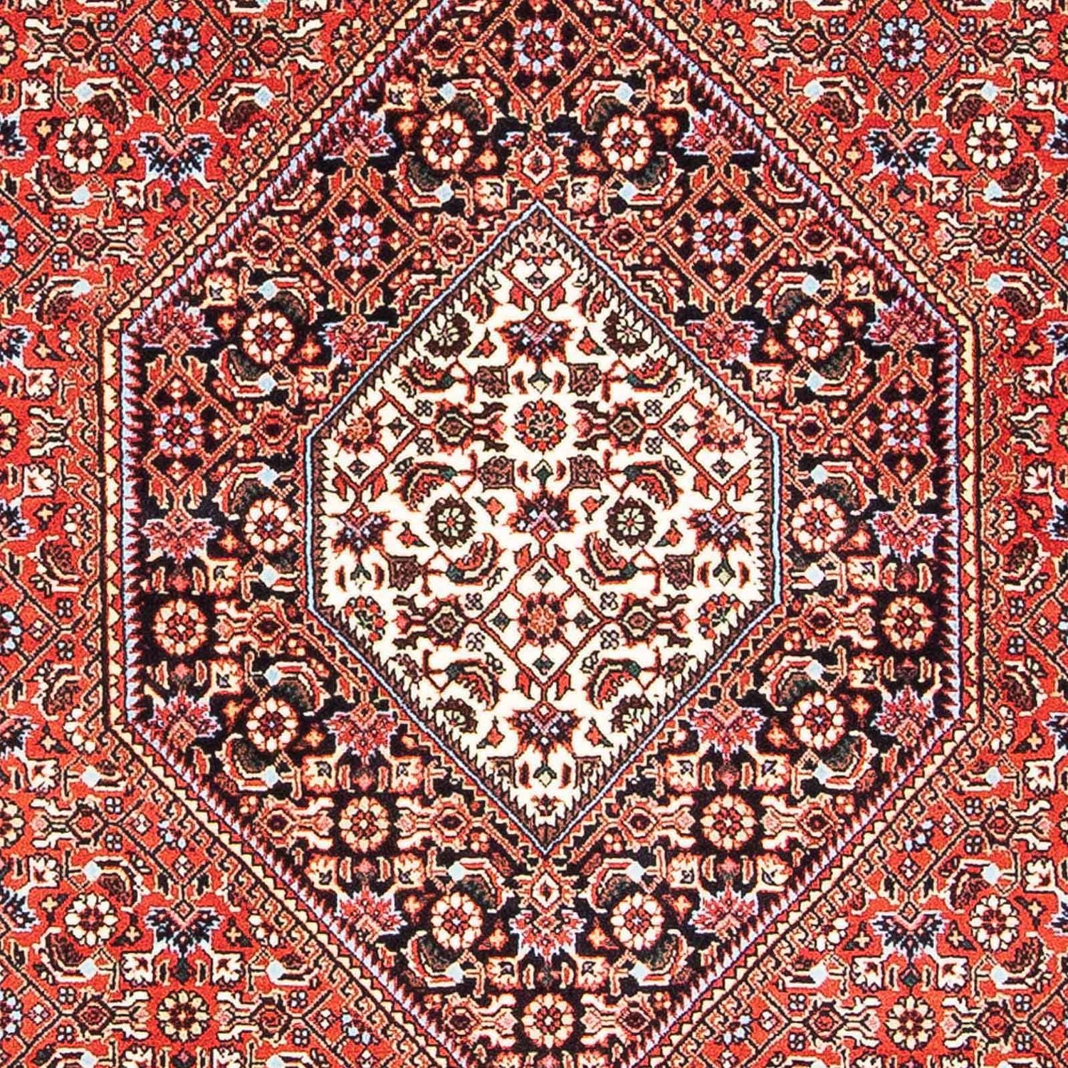Persisk tæppe - Bijar - 187 x 110 cm - lysrød