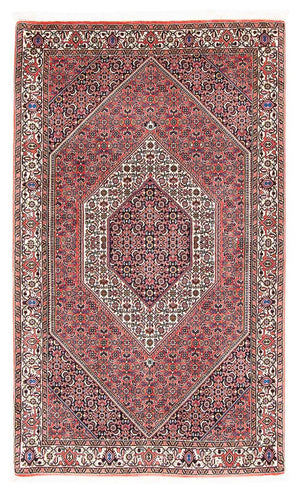 Persisk tæppe - Bijar - 182 x 112 cm - lysrød