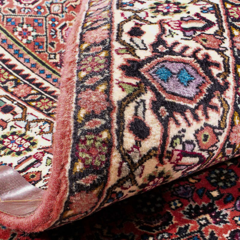 Persisk tæppe - Bijar - 182 x 112 cm - lysrød