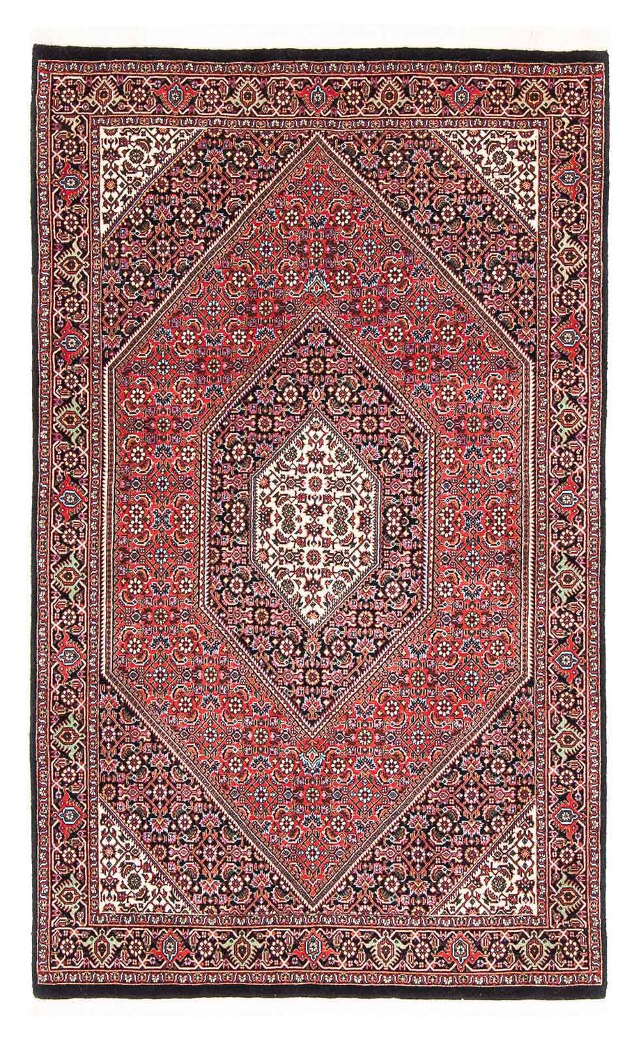 Persisk tæppe - Bijar - 175 x 108 cm - rød