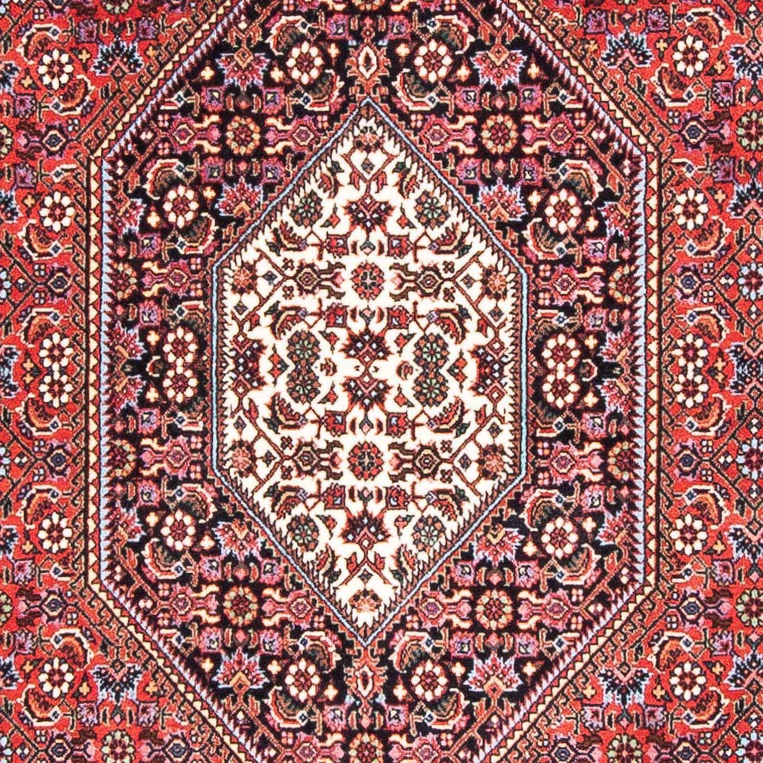 Persisk tæppe - Bijar - 175 x 108 cm - rød