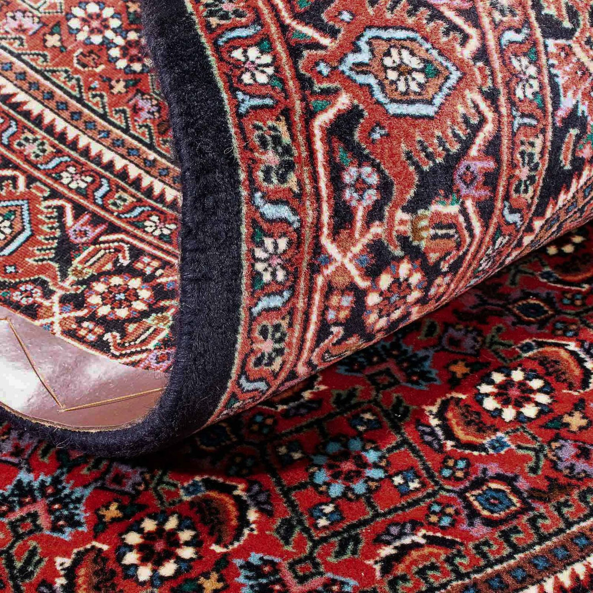 Persisk tæppe - Bijar - 175 x 108 cm - rød