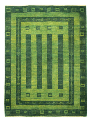 Gabbeh-tæppe - Persisk - 233 x 178 cm - grøn