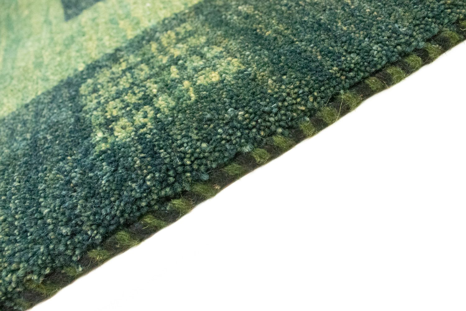 Gabbeh-tæppe - Persisk - 233 x 178 cm - grøn
