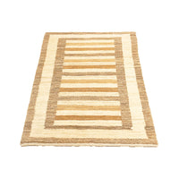 Gabbeh-tæppe - Persisk - 139 x 72 cm - beige