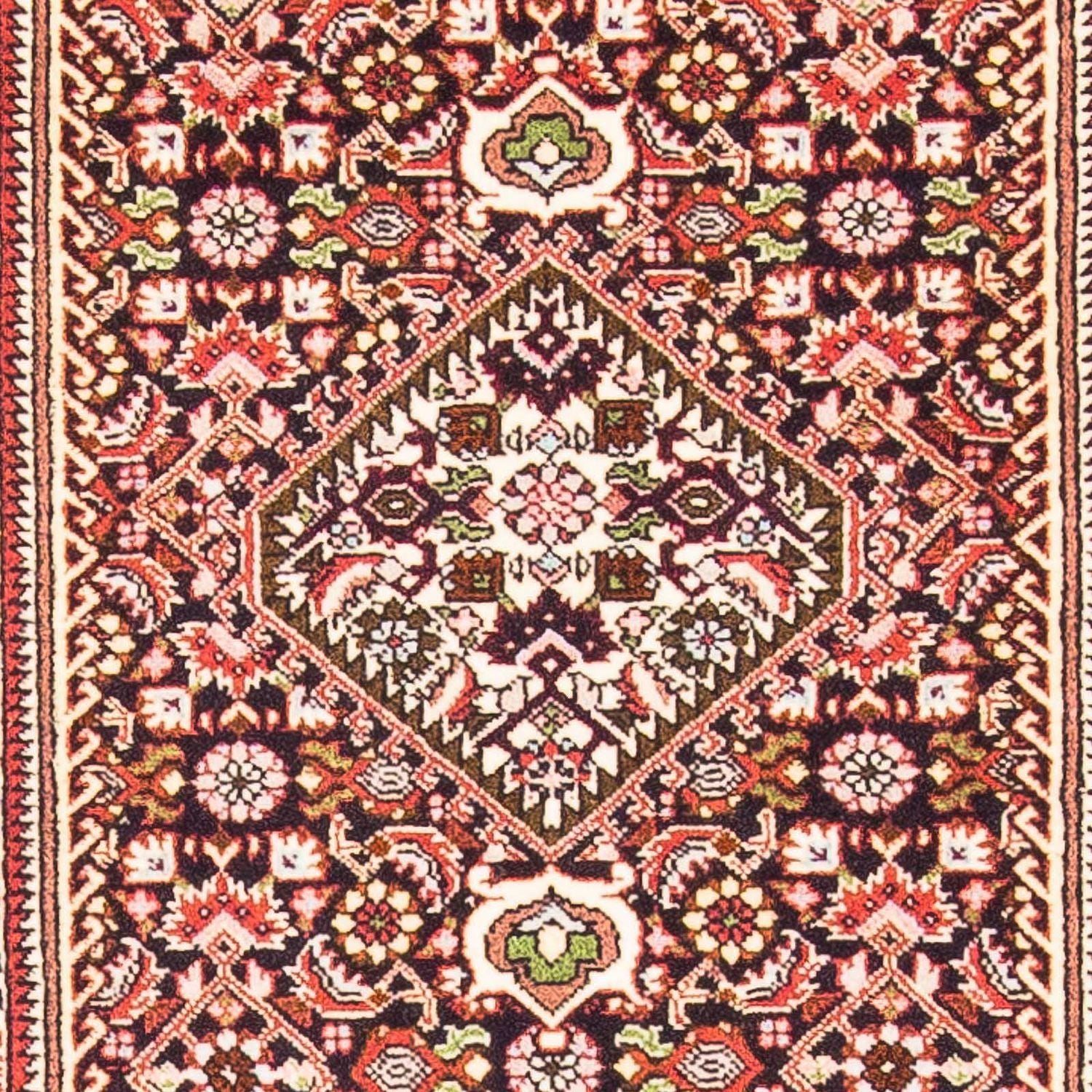 Persisk tæppe - Bijar - 136 x 83 cm - rød