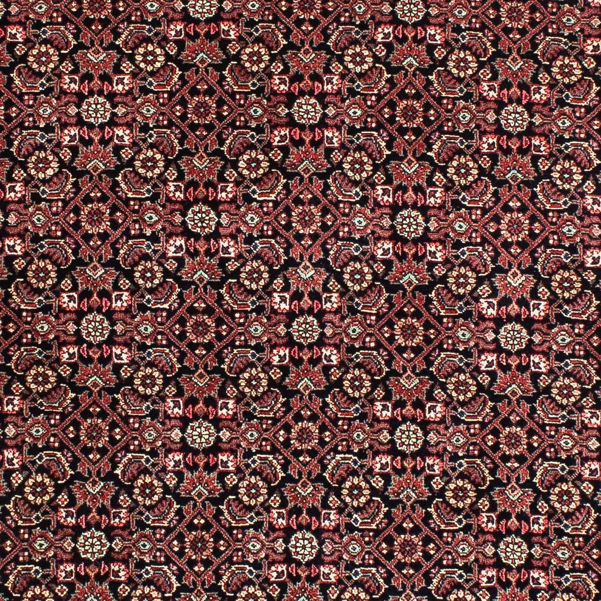 Løber Persisk tæppe - Bijar - 195 x 100 cm - mørkeblå