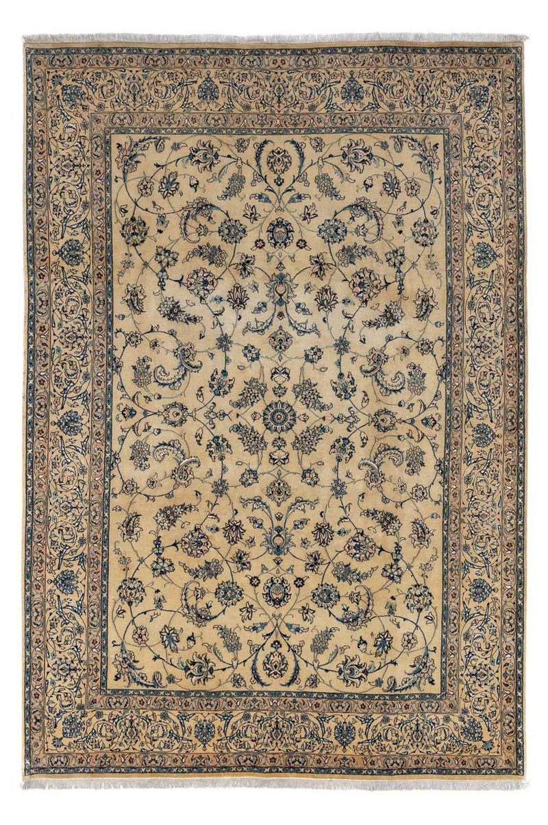 Persisk tæppe - Nain - Royal - 352 x 243 cm - lys brun