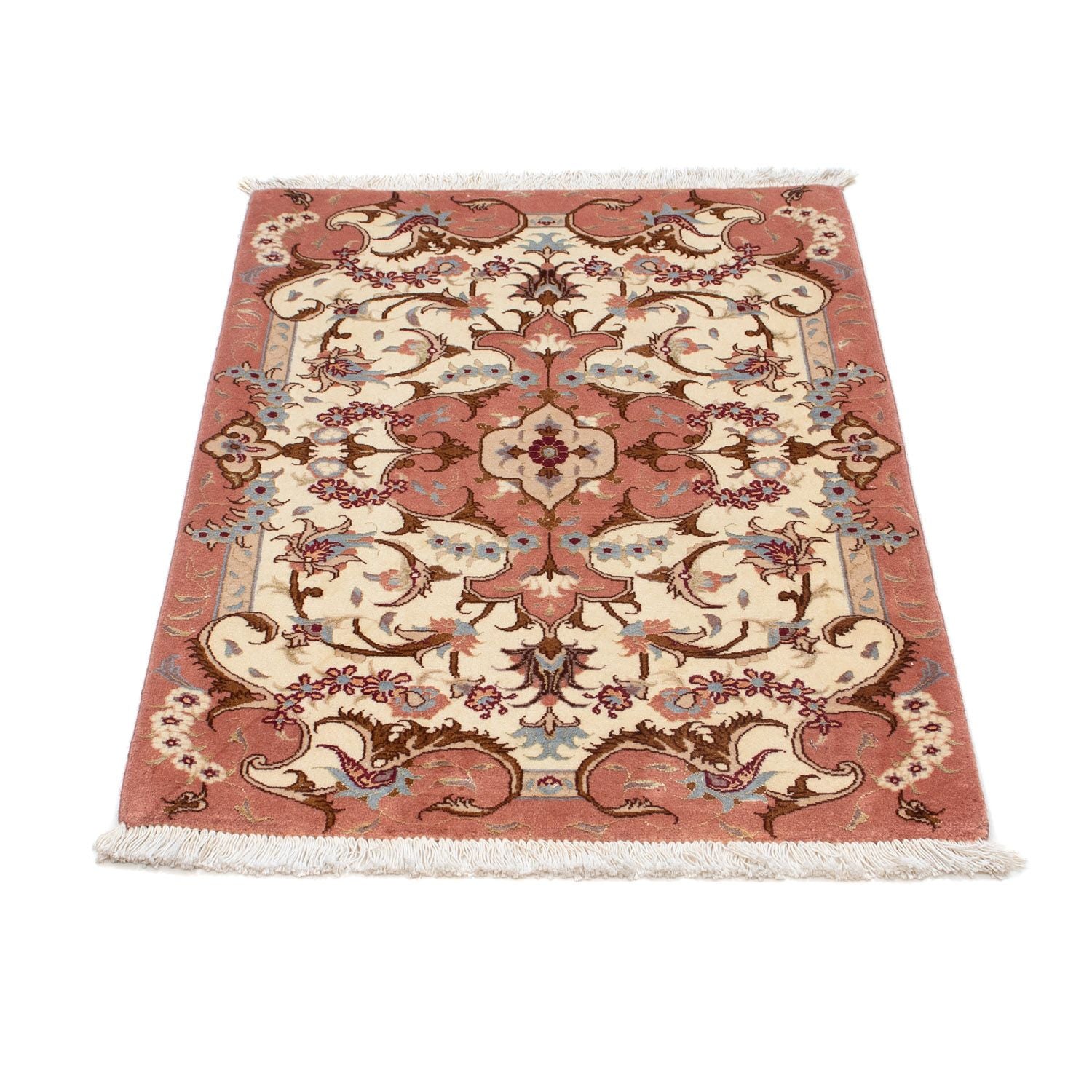 Persisk tæppe - Tabriz - Royal - 90 x 61 cm - beige