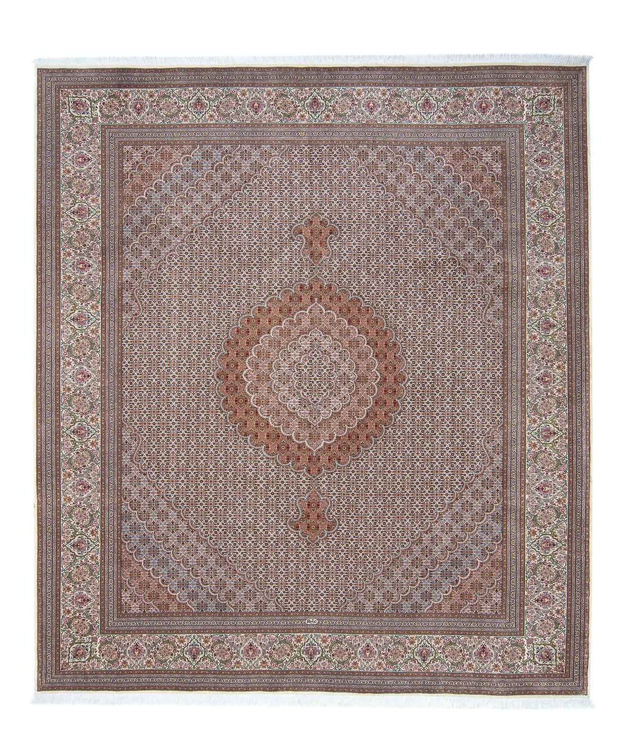 Persisk tæppe - Tabriz - 288 x 251 cm - flerfarvet