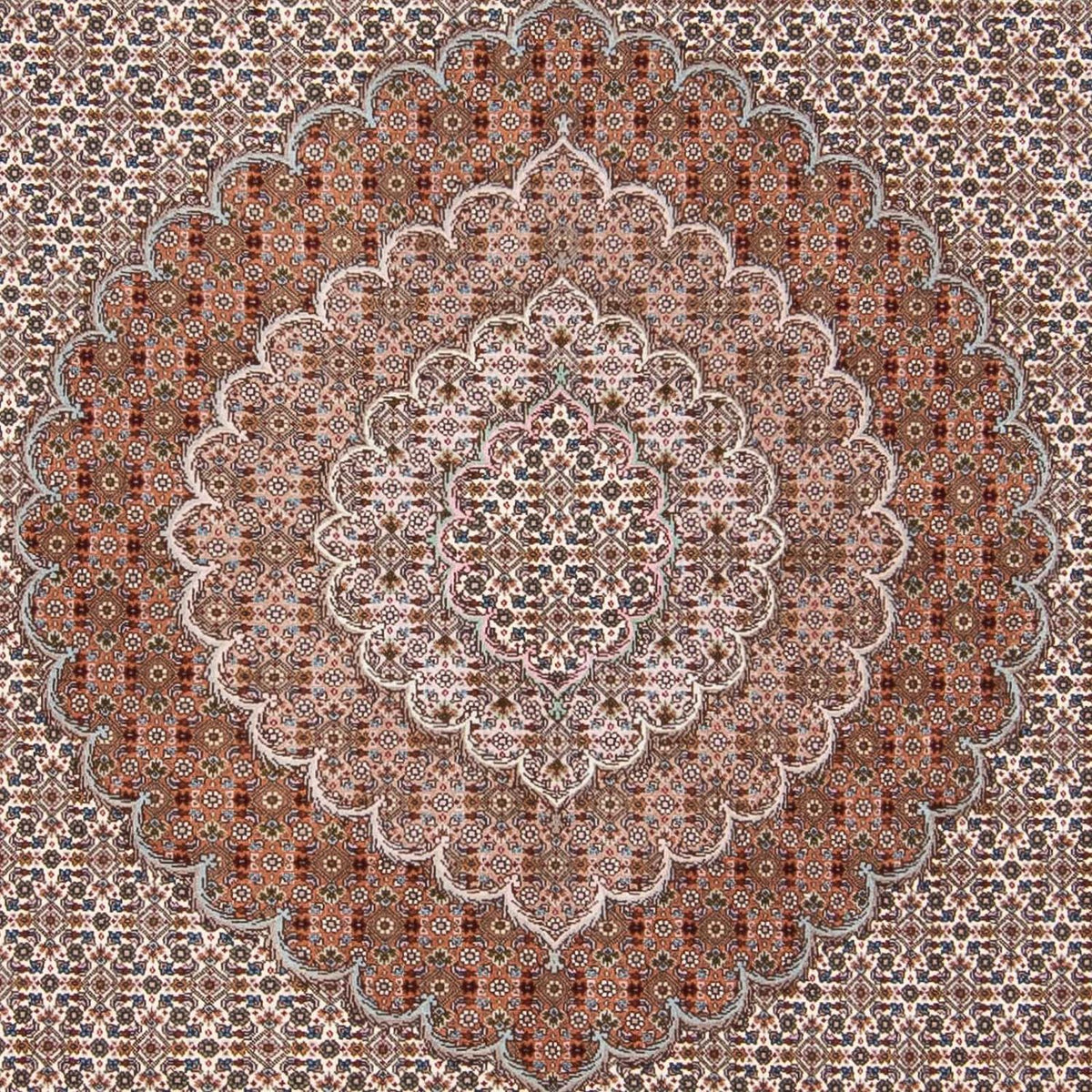 Persisk tæppe - Tabriz - 288 x 251 cm - flerfarvet
