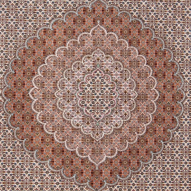 Persisk tæppe - Tabriz - 288 x 251 cm - flerfarvet