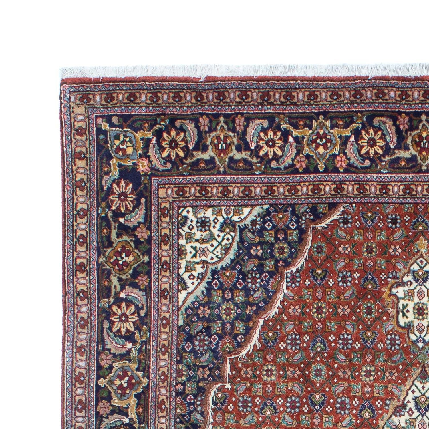 Persisk tæppe - Tabriz - 209 x 152 cm - rust