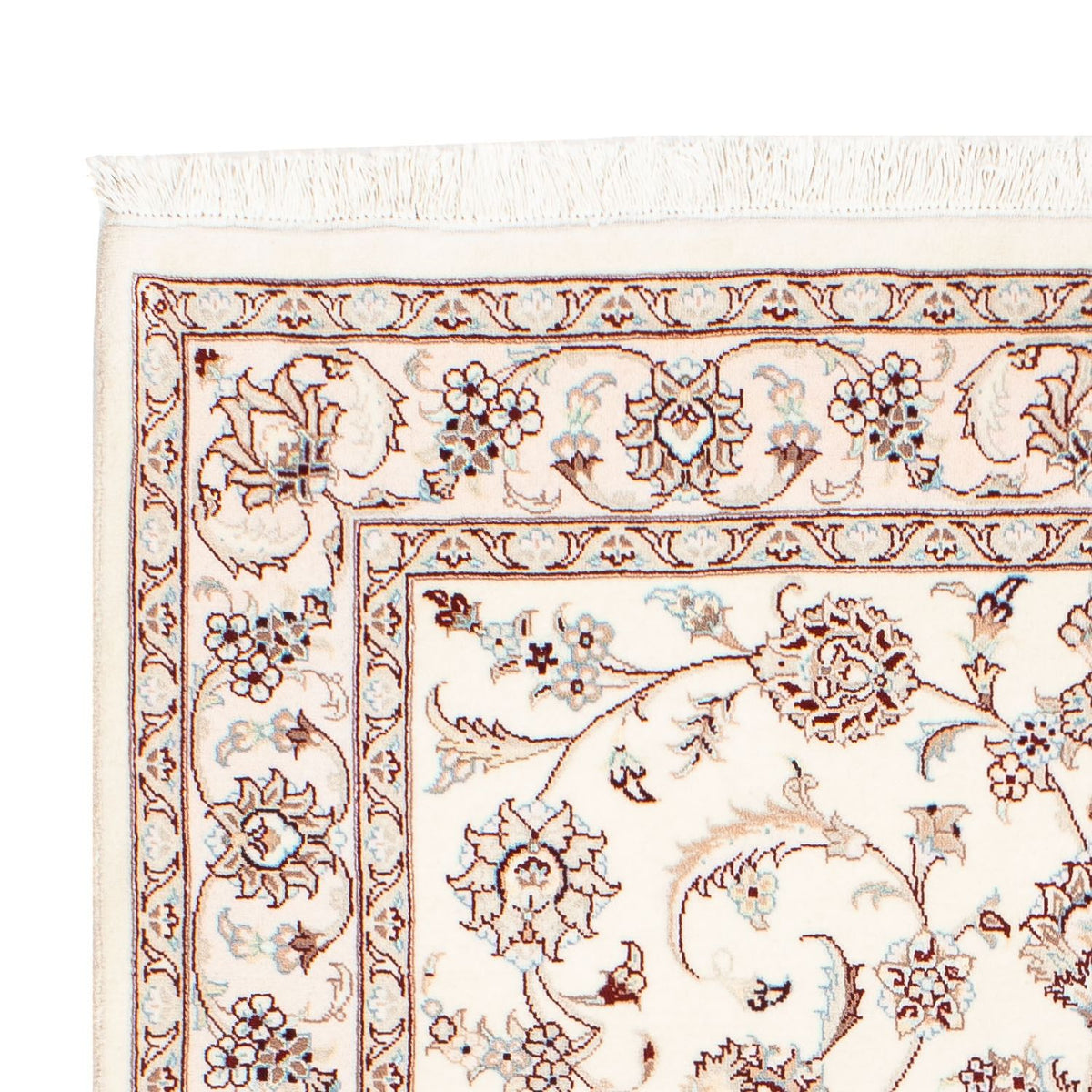 Persisk tæppe - Nain - Royal - 196 x 137 cm - beige