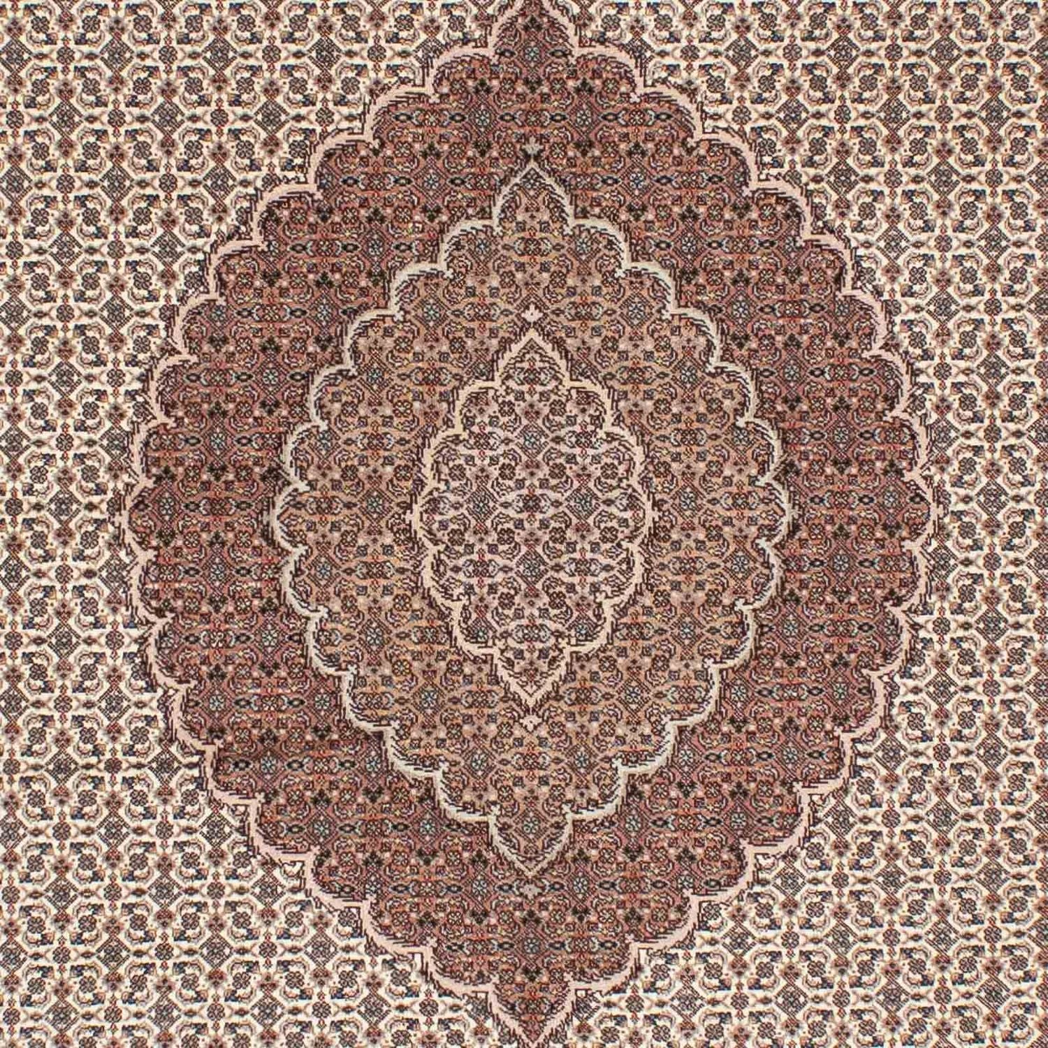 Persisk tæppe - Tabriz - 237 x 168 cm - lys brun