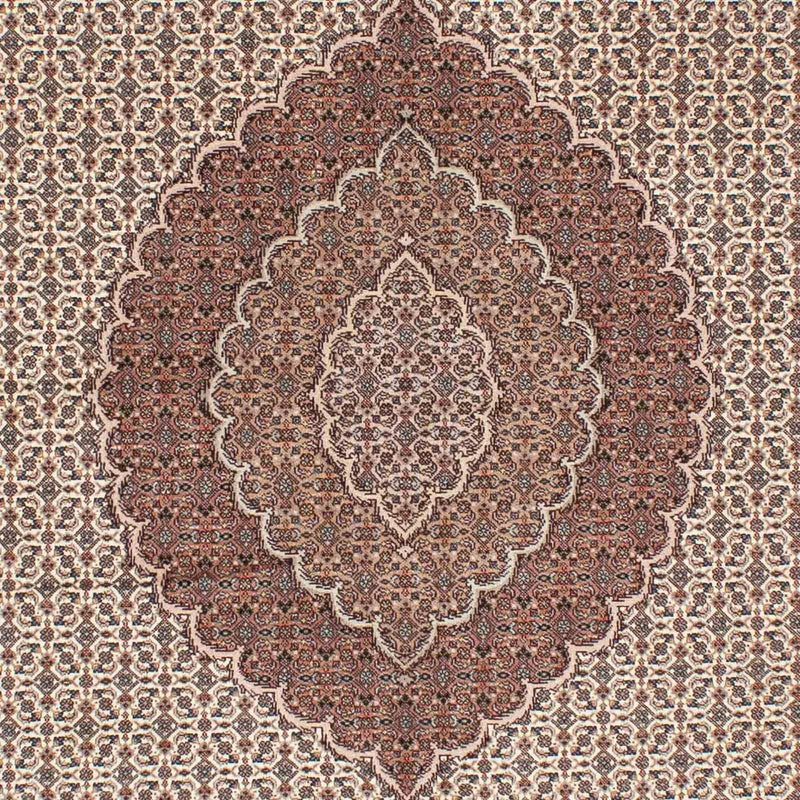 Persisk tæppe - Tabriz - 237 x 168 cm - lys brun