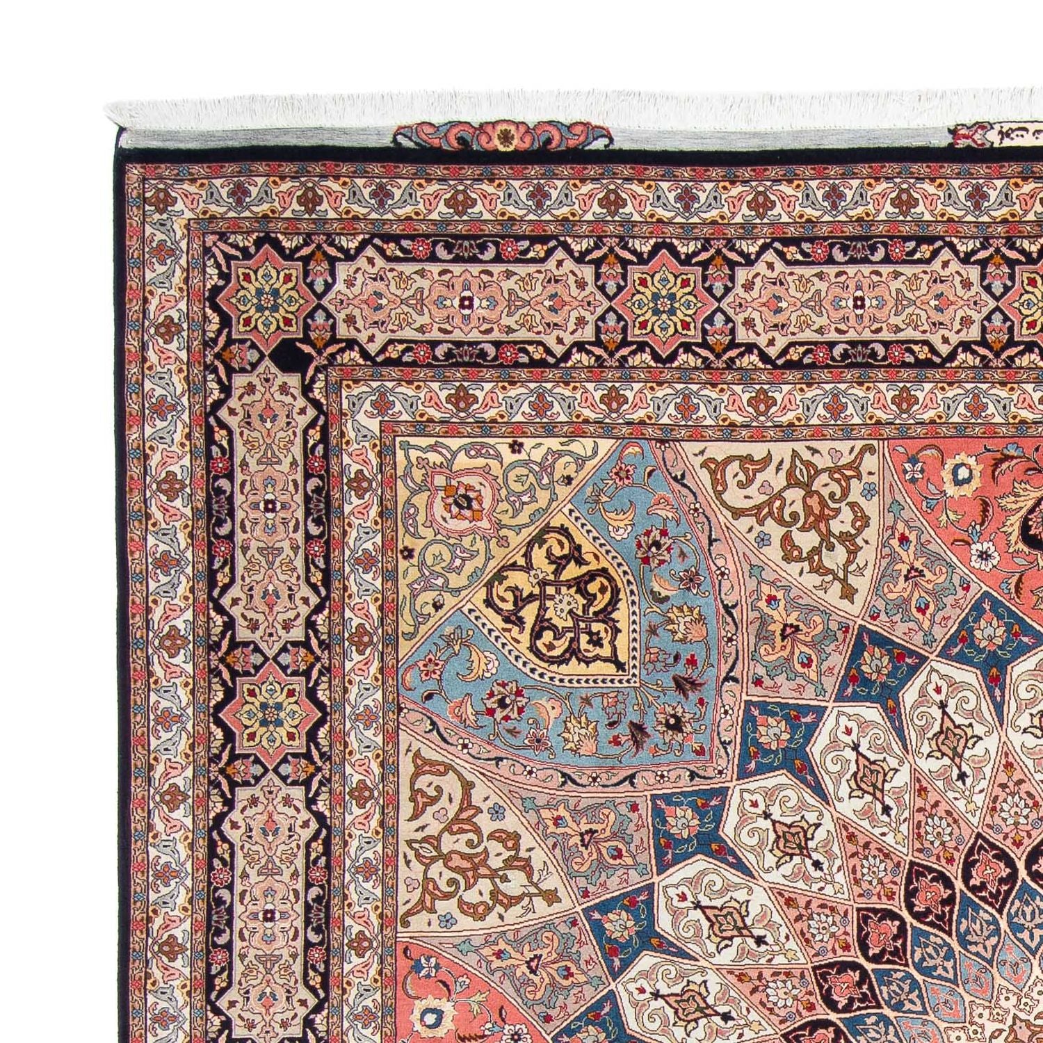 Persisk tæppe - Tabriz - Royal firkantet  - 250 x 248 cm - lys brun