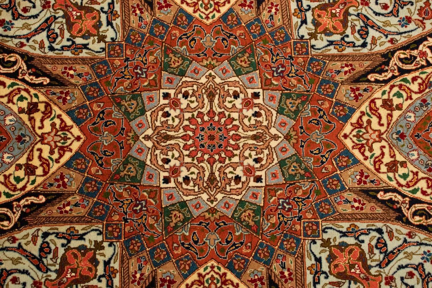 Persisk tæppe - Tabriz - Royal - 154 x 98 cm - flerfarvet