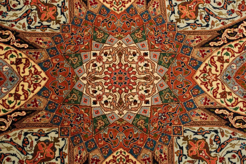 Persisk tæppe - Tabriz - Royal - 154 x 98 cm - flerfarvet