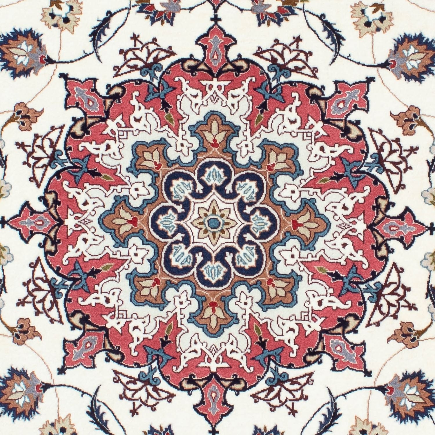 Persisk tæppe - Tabriz - Royal - 206 x 150 cm - beige