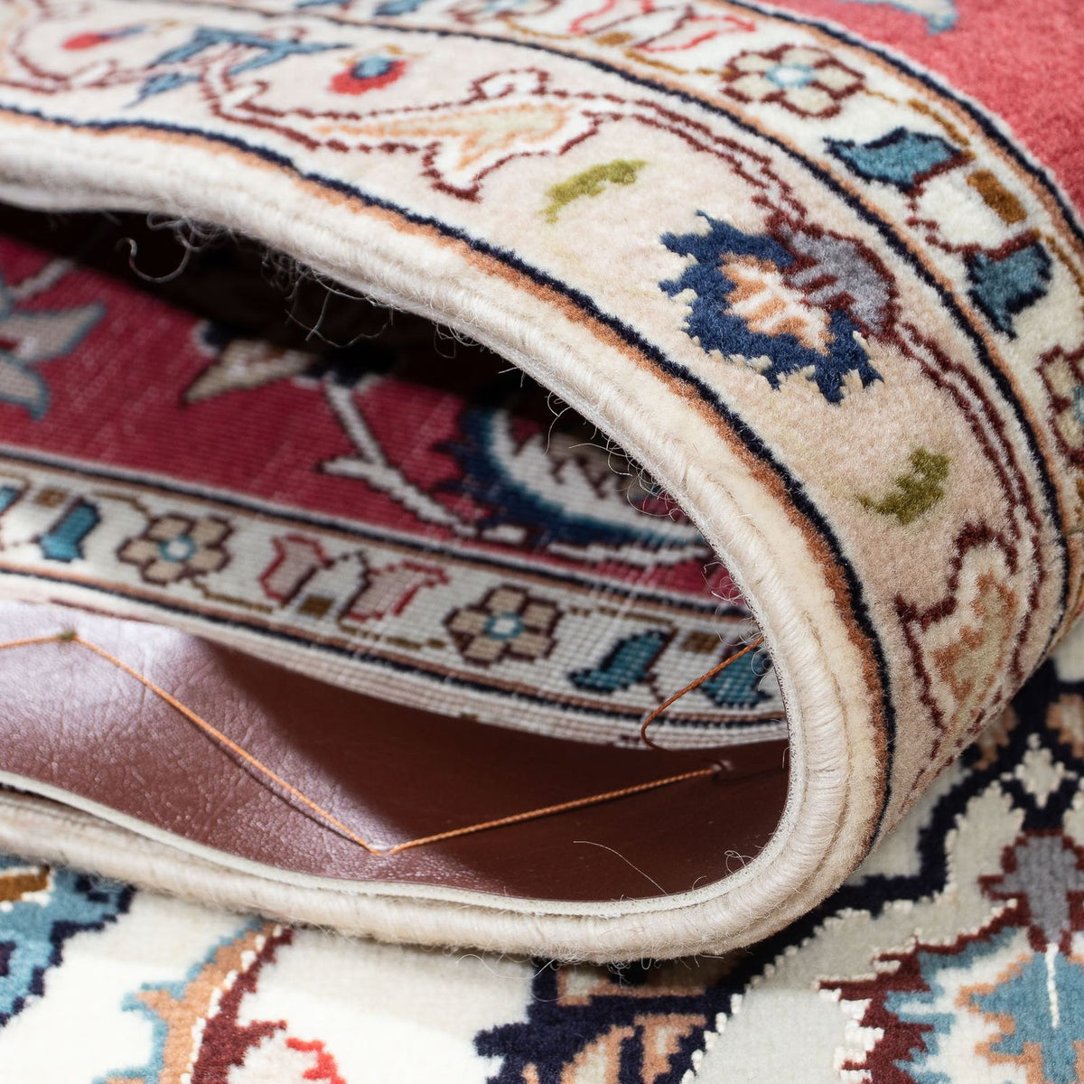 Persisk tæppe - Tabriz - Royal - 206 x 150 cm - beige