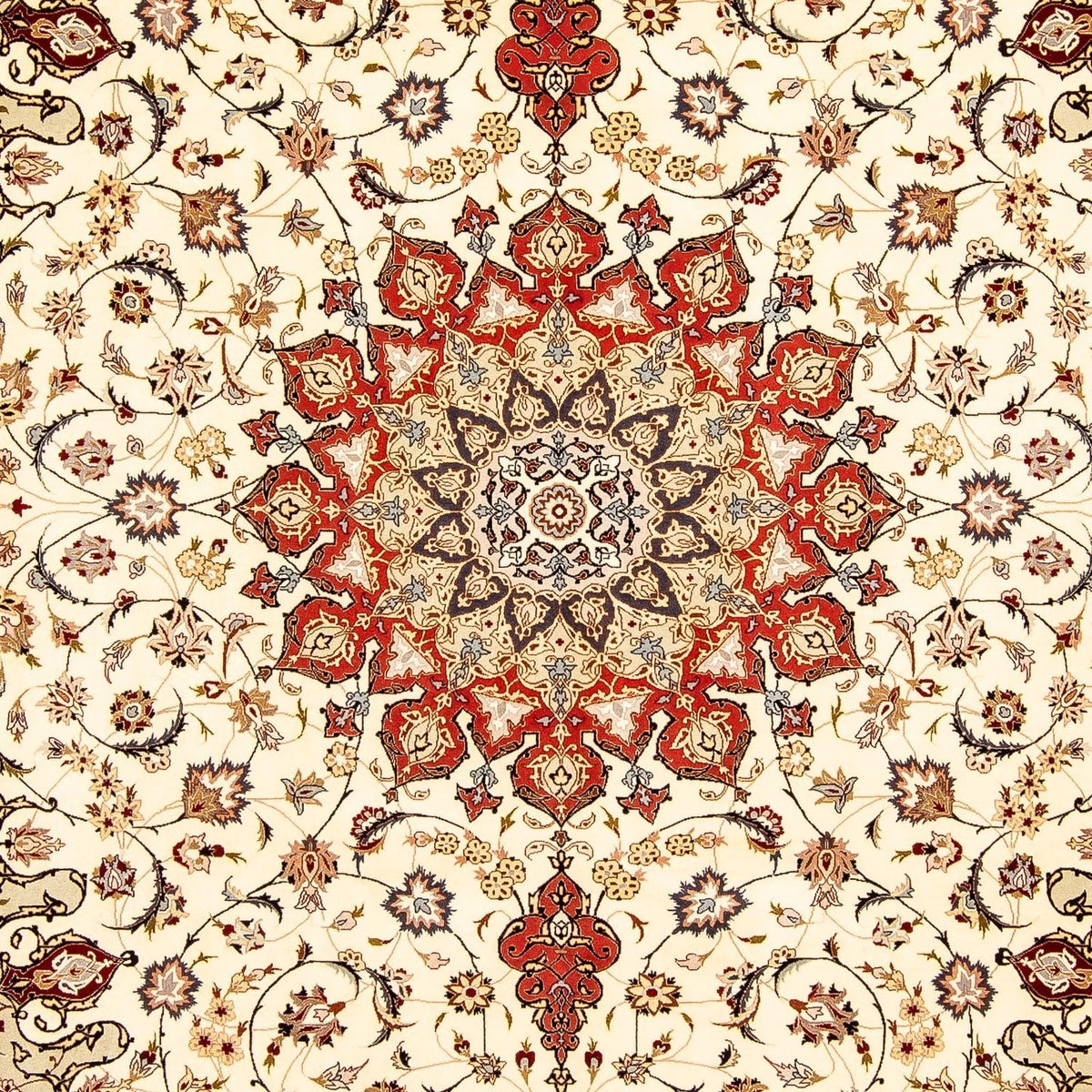 Persisk tæppe - Tabriz - Royal - 345 x 250 cm - beige