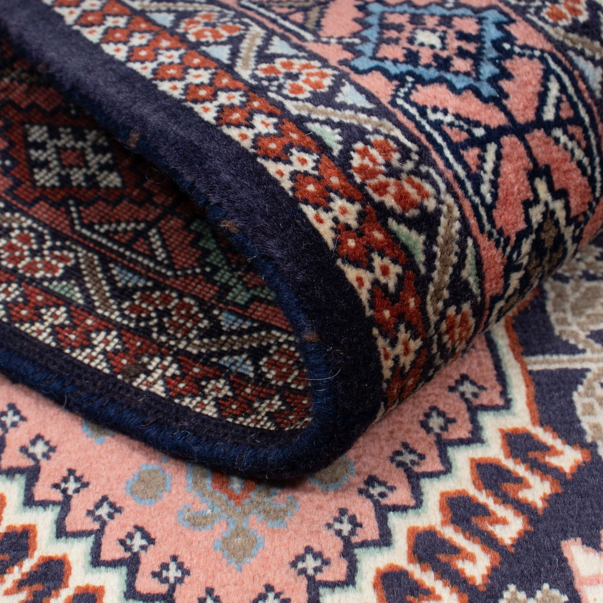 Persisk tæppe - Nomadisk - 147 x 100 cm - lysrød