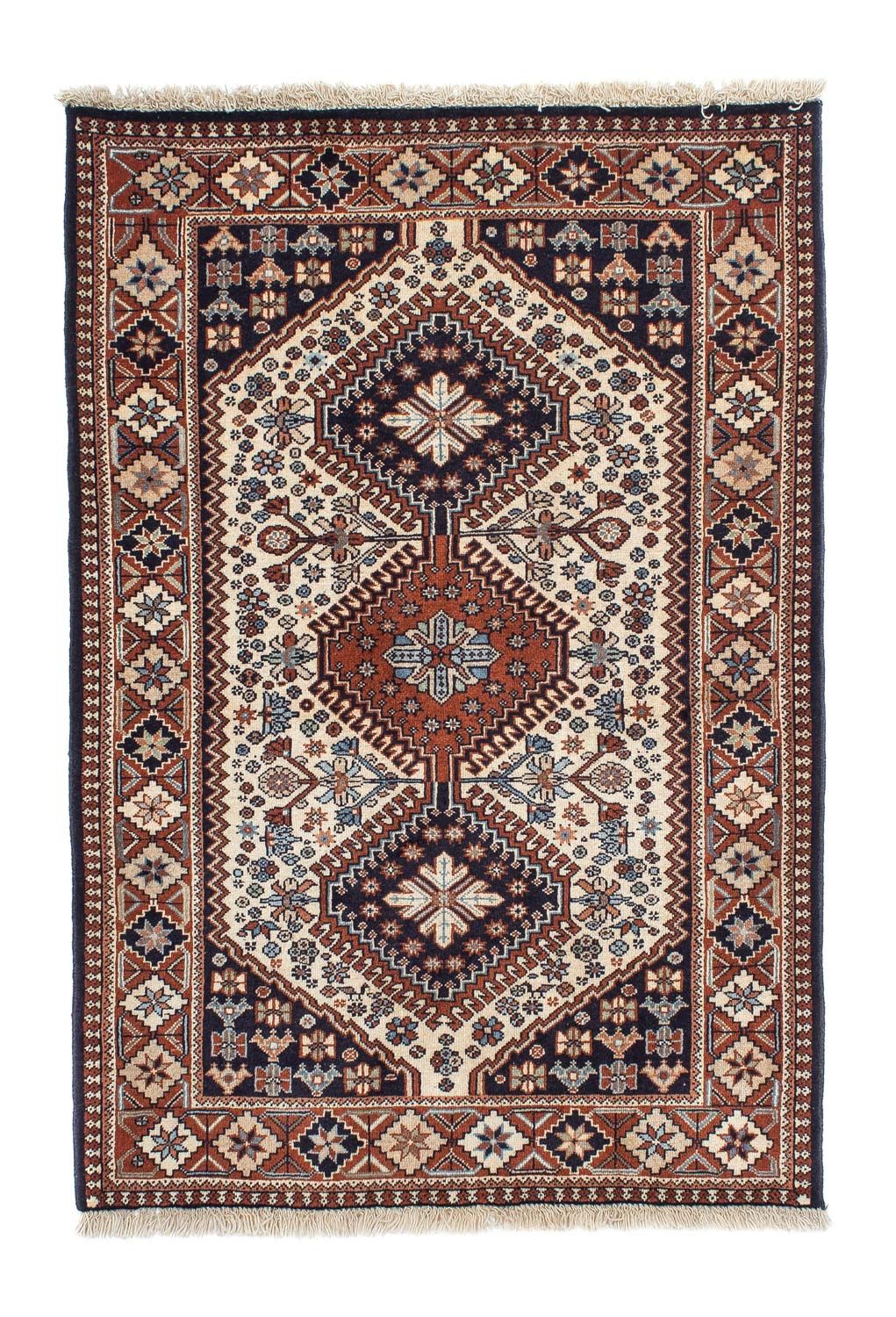 Persisk tæppe - Nomadisk - 147 x 102 cm - beige