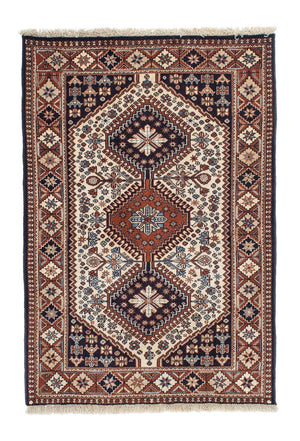 Persisk tæppe - Nomadisk - 147 x 102 cm - beige