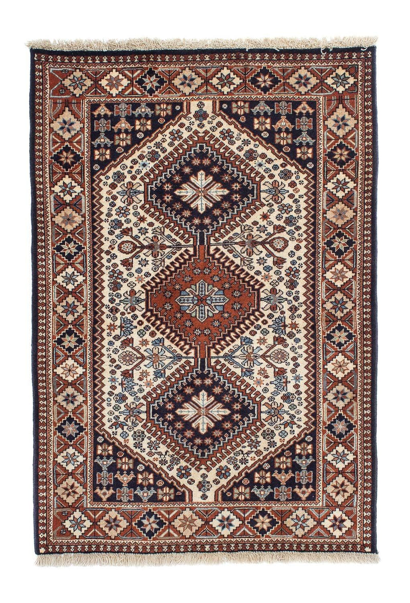 Persisk tæppe - Nomadisk - 147 x 102 cm - beige