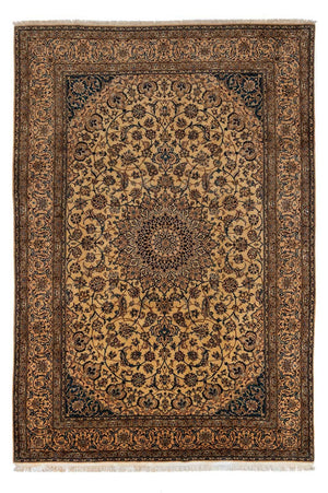 Persisk tæppe - Nain - Royal - 373 x 246 cm - mørk beige