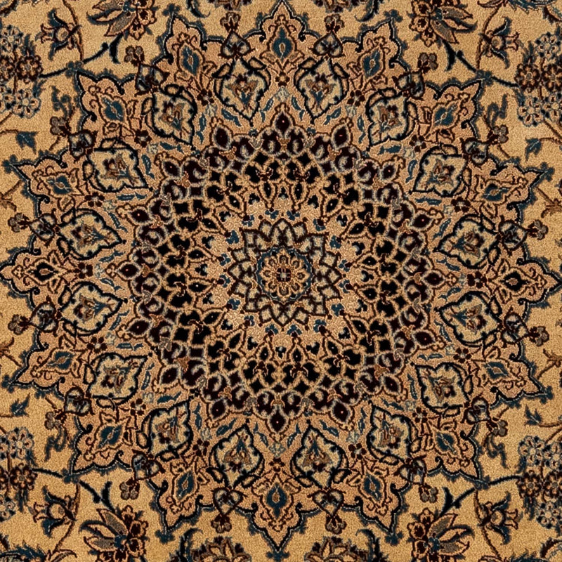 Persisk tæppe - Nain - Royal - 373 x 246 cm - mørk beige