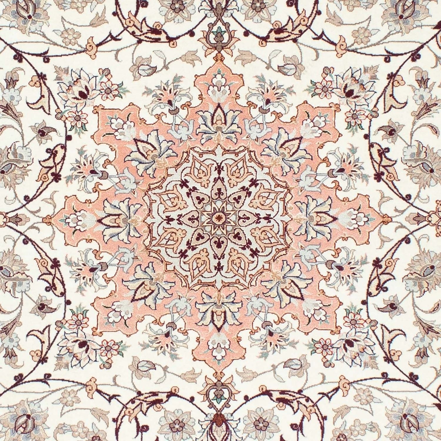 Persisk tæppe - Isfahan - Premium - 225 x 150 cm - beige