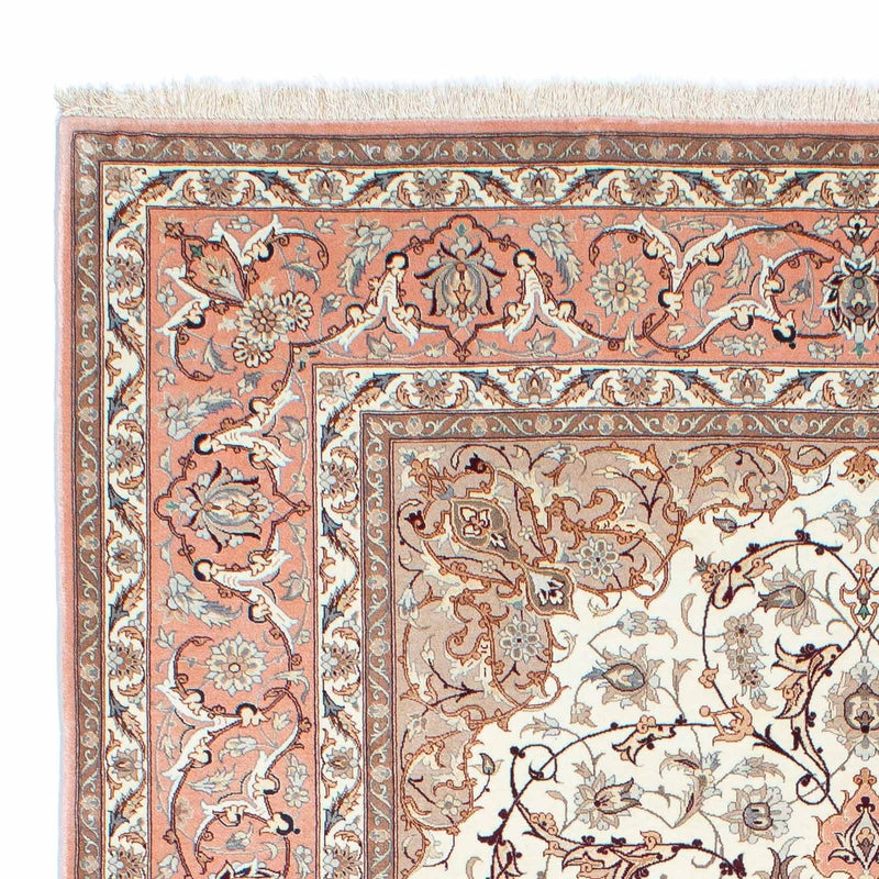 Persisk tæppe - Isfahan - Premium - 225 x 150 cm - beige