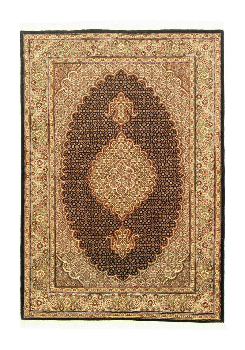 Persisk tæppe - Tabriz - Royal - 148 x 102 cm - sort