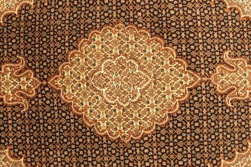 Persisk tæppe - Tabriz - Royal - 148 x 102 cm - sort