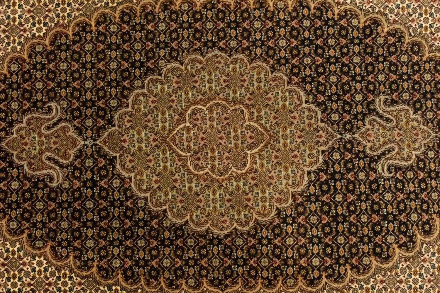 Persisk tæppe - Tabriz - Royal - 151 x 102 cm - mørkeblå