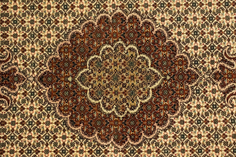 Persisk tæppe - Tabriz - Royal - 146 x 107 cm - beige