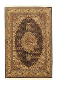 Persisk tæppe - Tabriz - Royal - 156 x 103 cm - sort