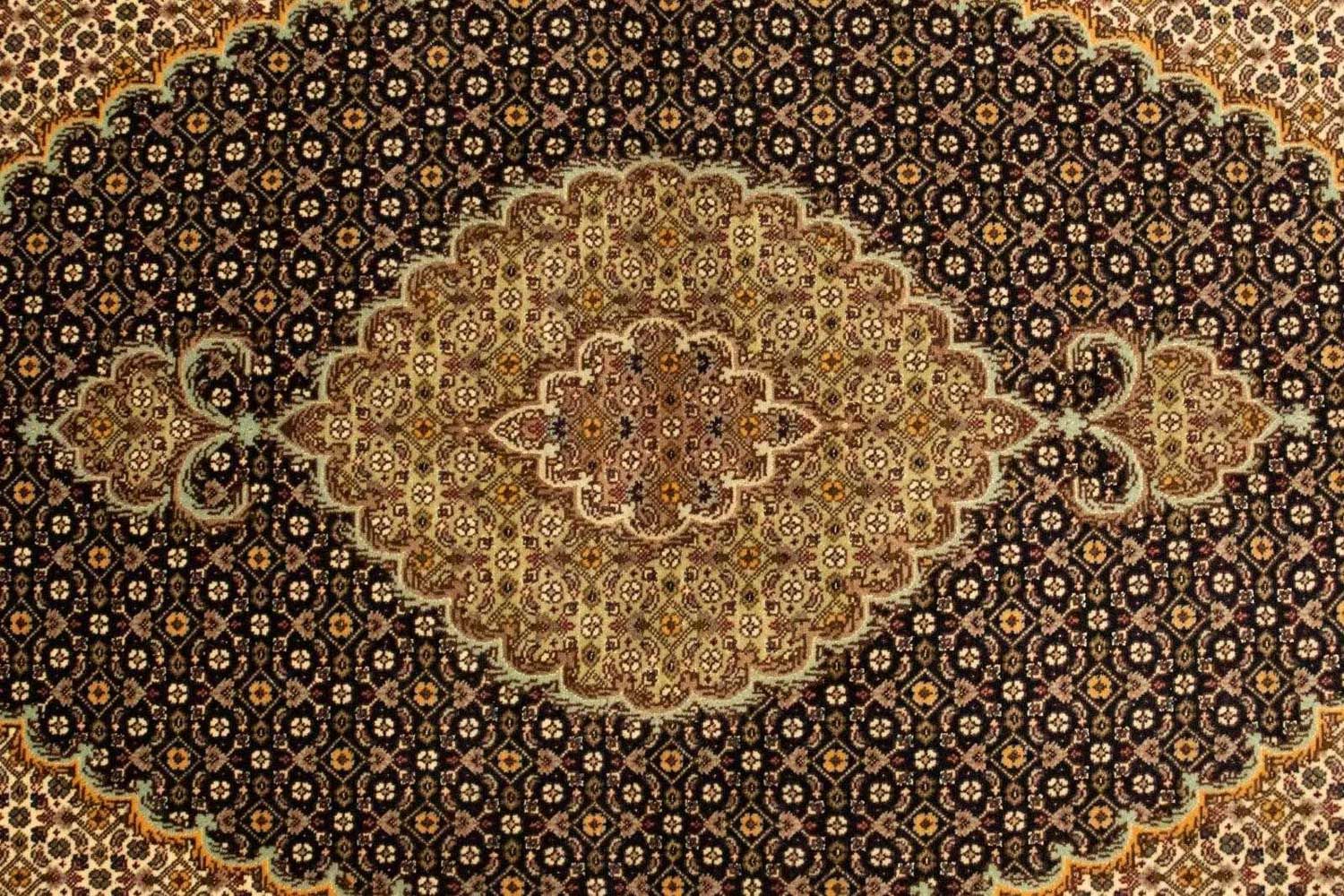Persisk tæppe - Tabriz - Royal - 156 x 103 cm - sort
