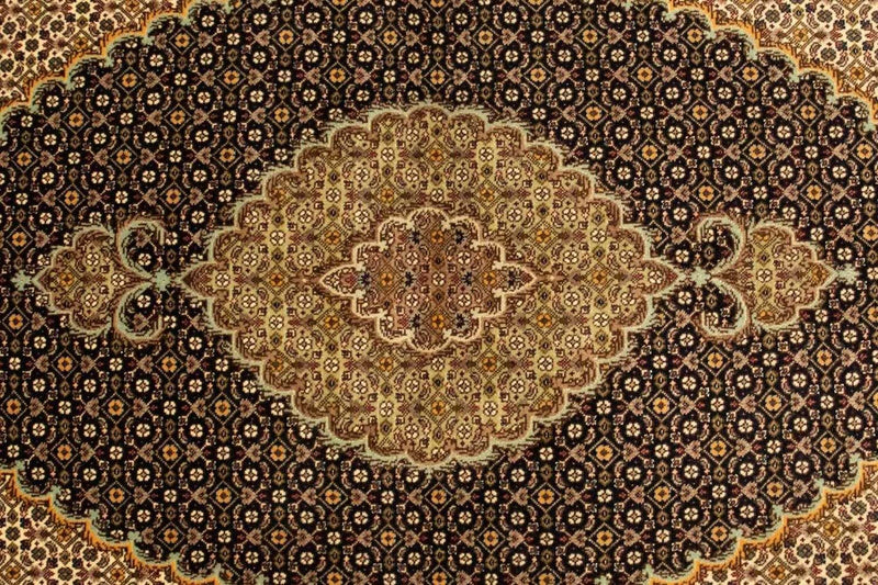 Persisk tæppe - Tabriz - Royal - 156 x 103 cm - sort