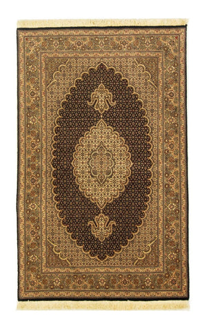Persisk tæppe - Tabriz - Royal - 159 x 100 cm - sort