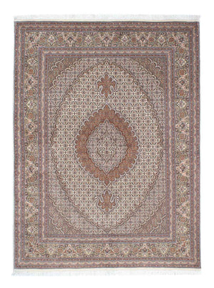 Persisk tæppe - Tabriz - 203 x 146 cm - lys brun