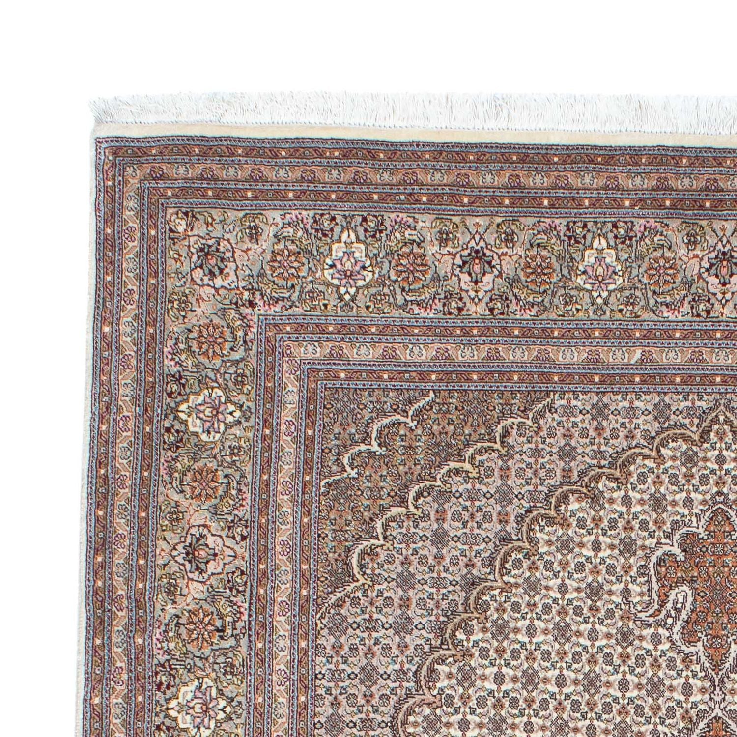 Persisk tæppe - Tabriz - 203 x 146 cm - lys brun
