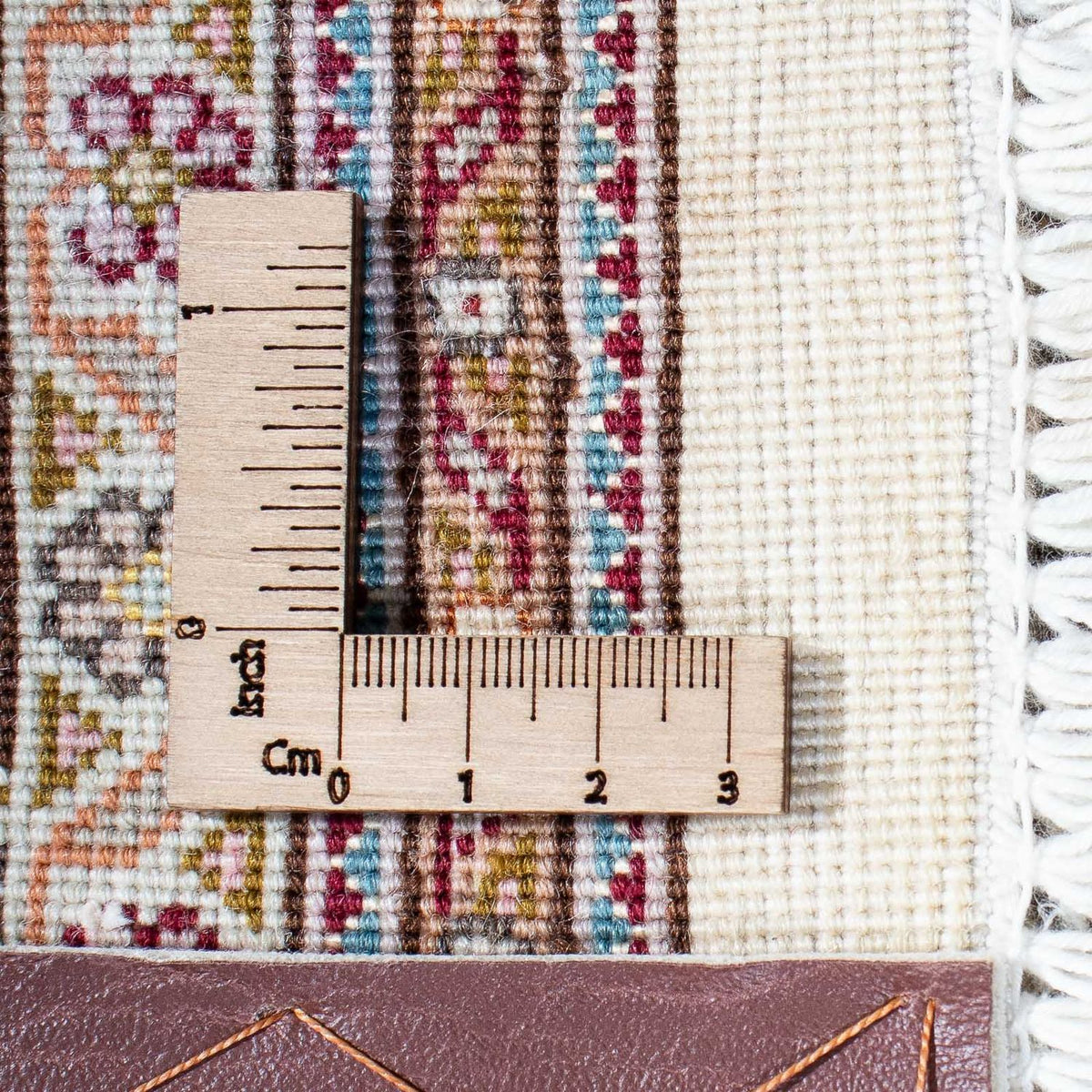 Persisk tæppe - Tabriz - 203 x 146 cm - lys brun