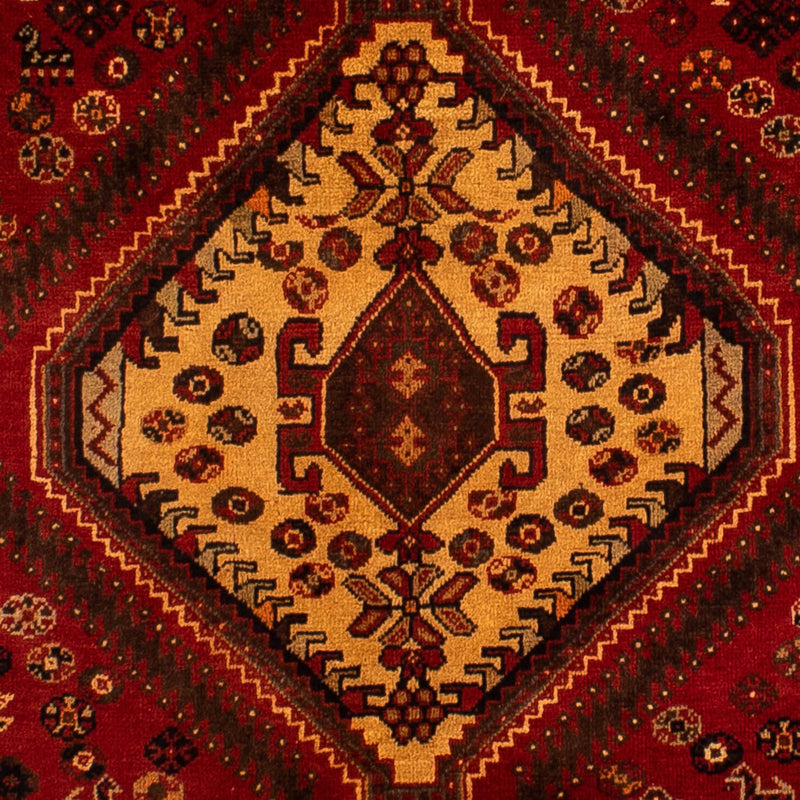 Persisk tæppe - Nomadisk - 290 x 186 cm - mørkerød
